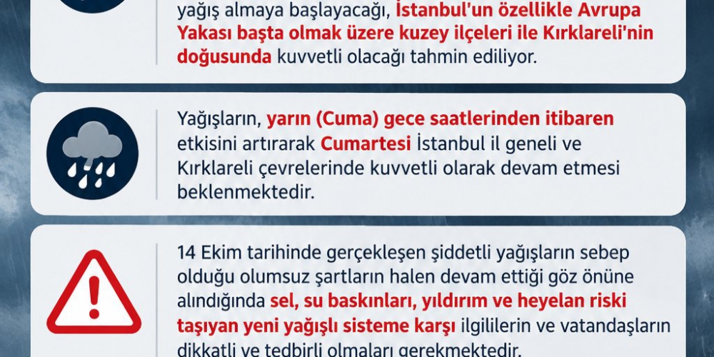 Çekmeköy kaymakamlığından Yağmur suyu ile ilgili basın açıklaması