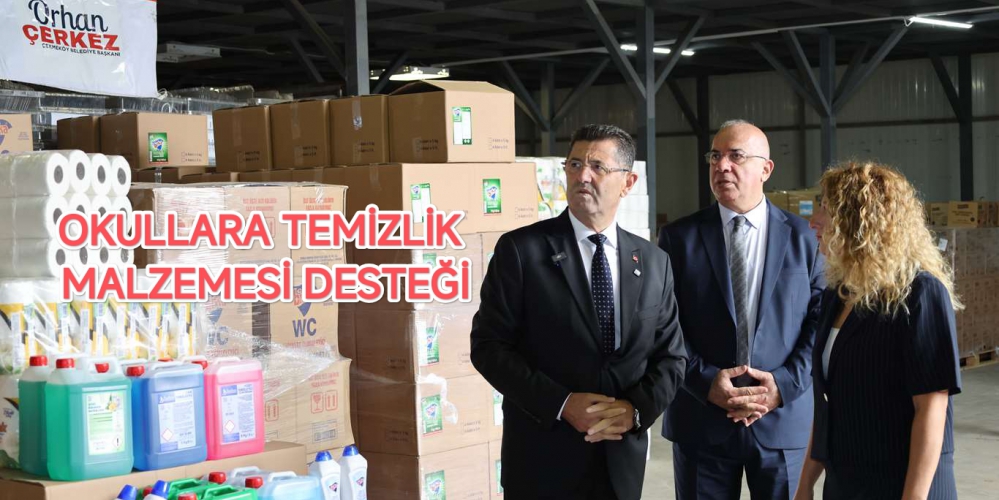 OKULLARA TEMİZLİK MALZEMESİ DESTEĞİ