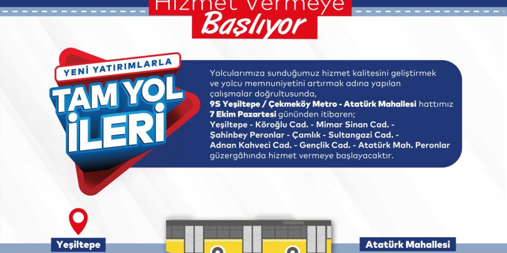 Çekmeköy'e yeni otobüs hattı ekleniyor....