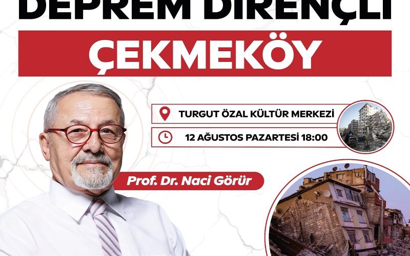 PROF. DR. NACİ GÖRÜR ÇEKMEKÖY'DE.....