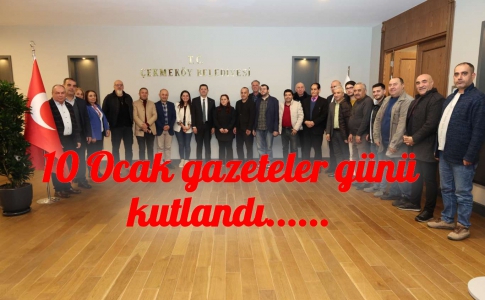 BAŞKAN ORHAN ÇERKEZ, 10 OCAK ÇALIŞAN GAZETECİLER GÜNÜ’NÜ KUTLADI