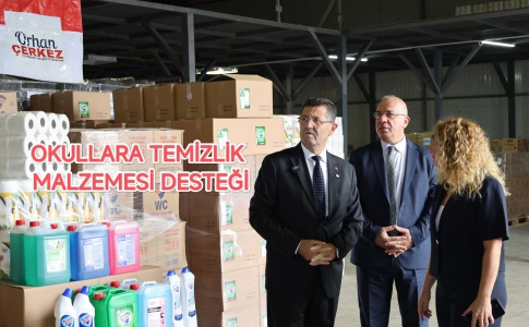 OKULLARA TEMİZLİK MALZEMESİ DESTEĞİ