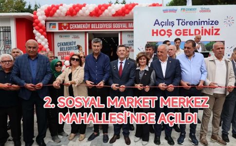 2. SOSYAL MARKET MERKEZ MAHALLESİ’NDE AÇILDI....