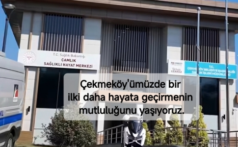 Çekmeköy'ümüzde bir ilki daha hayata geçirmenin mutluluğunu yaşıyoruz.