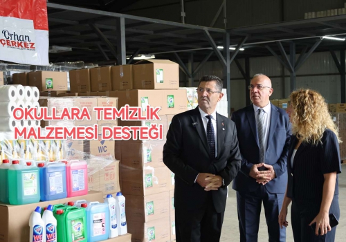OKULLARA TEMİZLİK MALZEMESİ DESTEĞİ