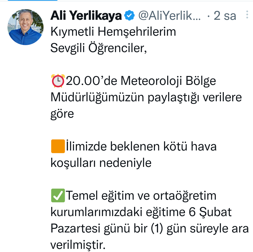 istanbul-valisi-ali-yerlikaya-twitter-hesab-ndan-okul-tatil-ac-klamas